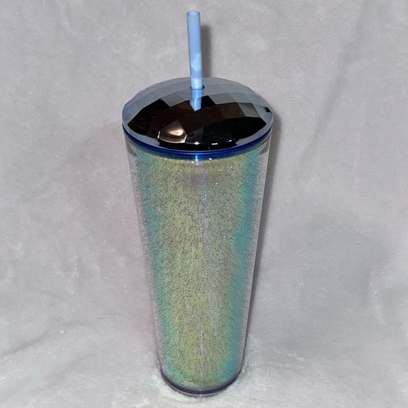 Starbucks Holiday 2023 Glitter & Silver Metallic with Dome Lid Venti 24 oz - Picture 3 of 3